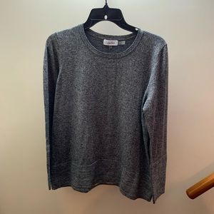 Calvin Klein Dark Gray Sweater Top Size M